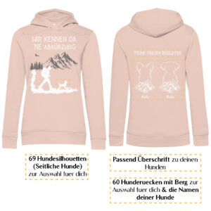 Wir kennen da ne Abkürzung  - HunderückenBerg/ Damen Bio-Hoodie personalisiert - Image 5