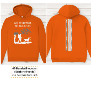 Wir kennen da ne Abkürzung - Streifen / Herren Bio-Hoodie personalisiert - Image 10