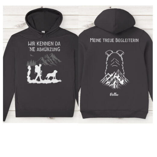 Wir kennen da ne Abkürzung - HunderückenBerg / Herren Bio-Hoodie personalisiert