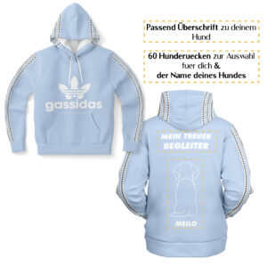 Gassidas basic retro weiss – Hundrücken/Genderneutraler AoP-Hoodie - Image 6