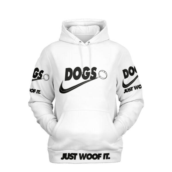 Dogs basic schwarz /Genderneutraler AoP-Hoodie