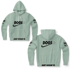 Dogs basic schwarz /Genderneutraler AoP-Hoodie - Image 5
