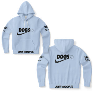Dogs basic schwarz /Genderneutraler AoP-Hoodie - Image 4