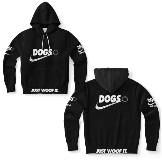 Dogs basic weiss / Genderneutraler AoP-Hoodie
